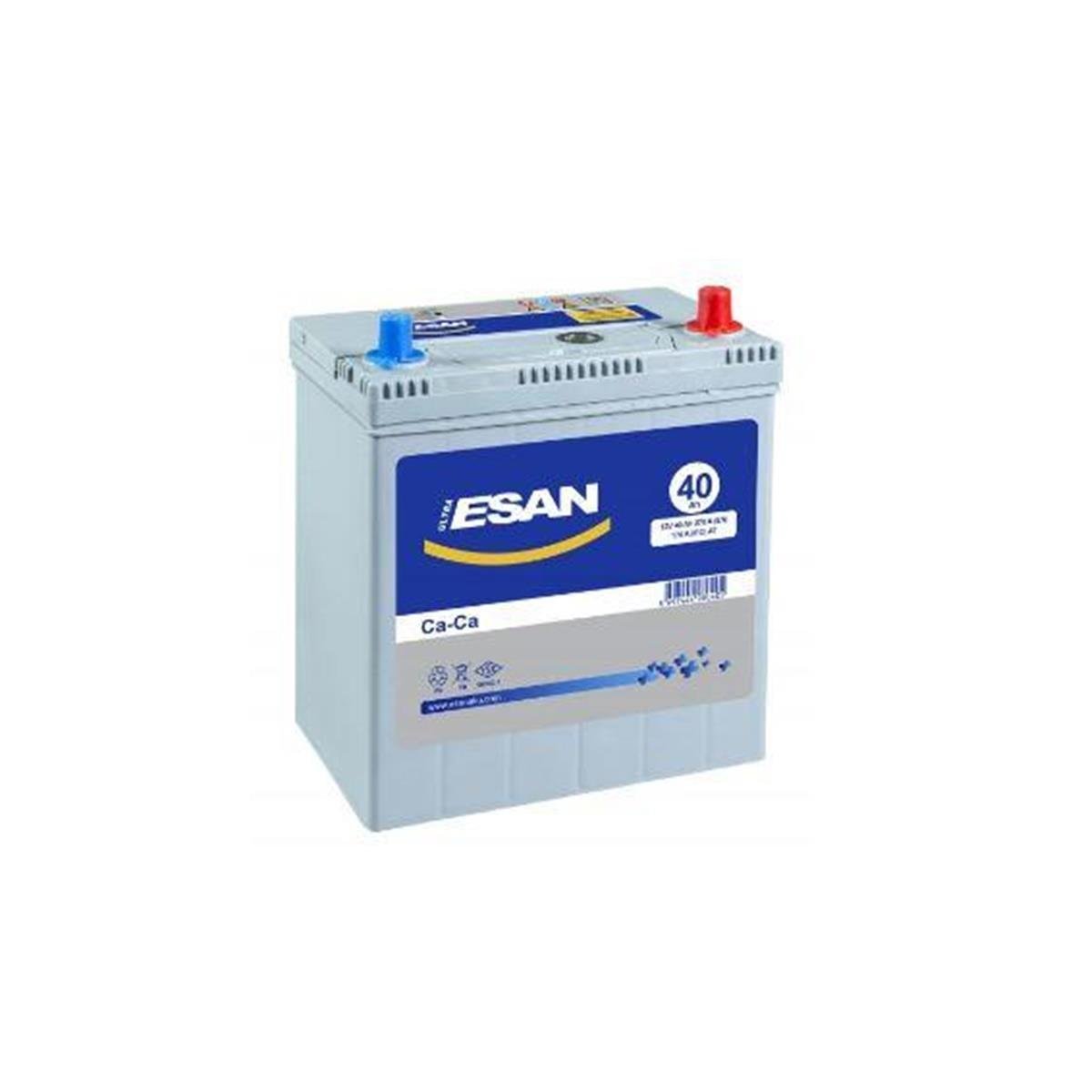 AKU 12 VOLT 40 JAPON DAR TIP-TK-INCE KUTUP- R+ DUZ KUTUP127×196 x224