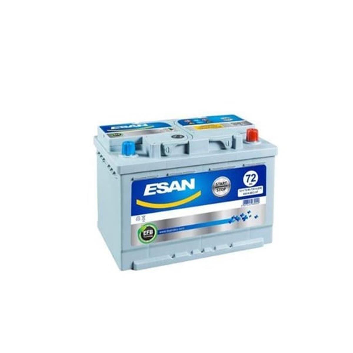 AKU 12 VOLT 72 AMPER  EFB START STOP175×278X190