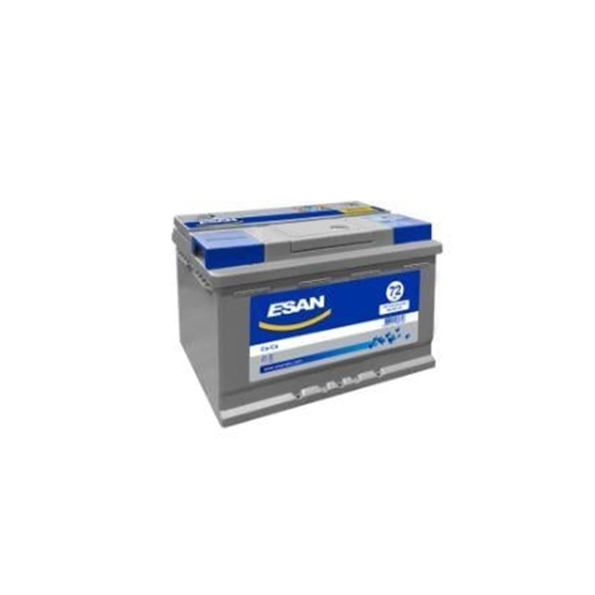 AKU 12 VOLT 72 AMPER  TAM KAPALI R+ DUZ KUTUP ALCAK KUTU175×275x175