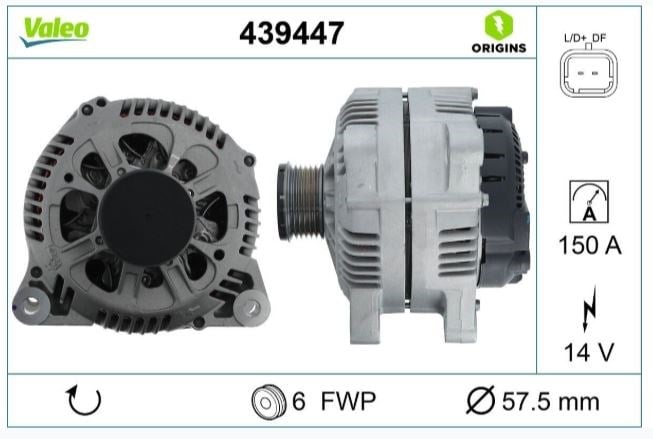 ALTERNATÖR PEUGEOT 206/307