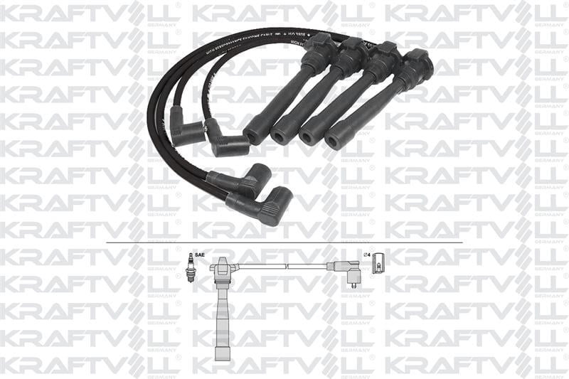 BUJI KABLO TAKIMI FIAT ALBEA PALIO BRAVA BRAVO PUNTO MAREA 1.2 16V 98> LANCIA Y 1.2 16V 00>