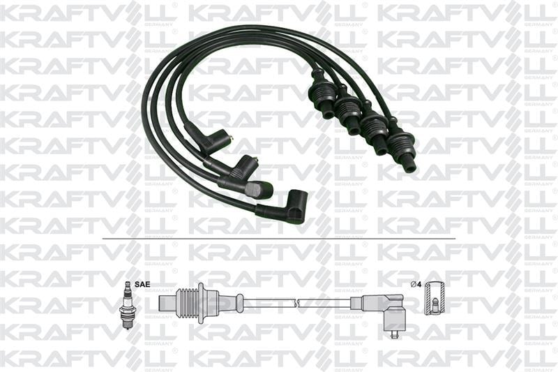 BUJI KABLOSU BERLINGO-PARTNER-EVASION 1,8 8V 97-02 JUMPER 2,0 8V 96-02 XSANTIA 1,8 8V 98,03 XSARA 1,