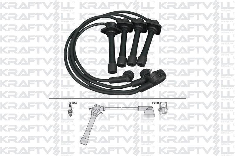 BUJI KABLOSU MAZDA 626 V 1.8 2.0 97-02 (SILIKON KABLO)