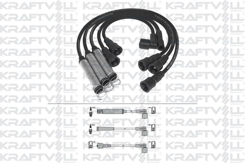 BUJI KABLOSU VECTRA A 1,4/1,6 8V 88>92 (SILIKON KABLO)