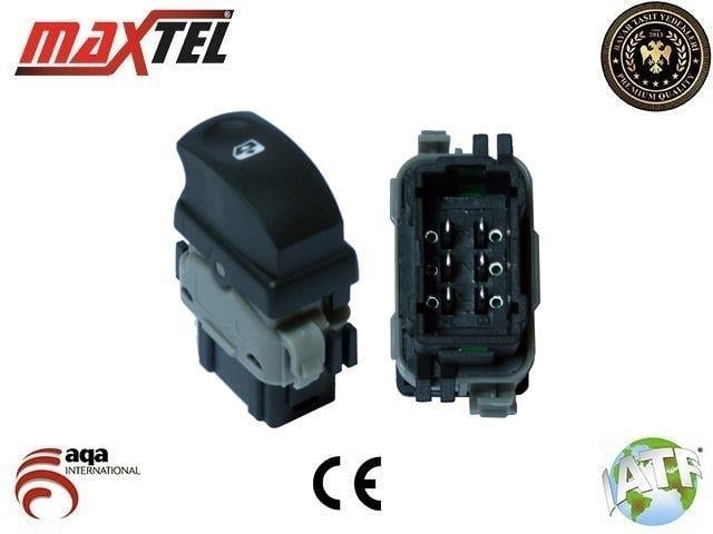CAM AÇMA DÜĞMESİ SAĞ CLIO III (05-15) 6 FİŞLİ