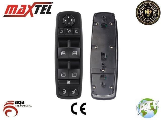 CAM KALDIRMA ANAHTARI MERCEDES  W169 - W245 AYNA KATLAMALI SIYAH 1698206710