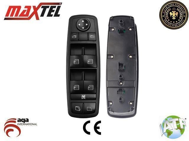CAM KALDIRMA ANAHTARI MERCEDES W251-W164-X164 SOL 4LÜ SIYAH 2518300190