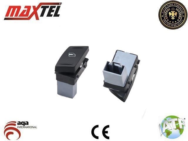 CAM KALDIRMA ANAHTARI SKODA OCTAVIA MK2 1Z YETI 2003 - 2014 ÖN SOL IÇ 3 PIN YESIL ISIK 1ZD959855