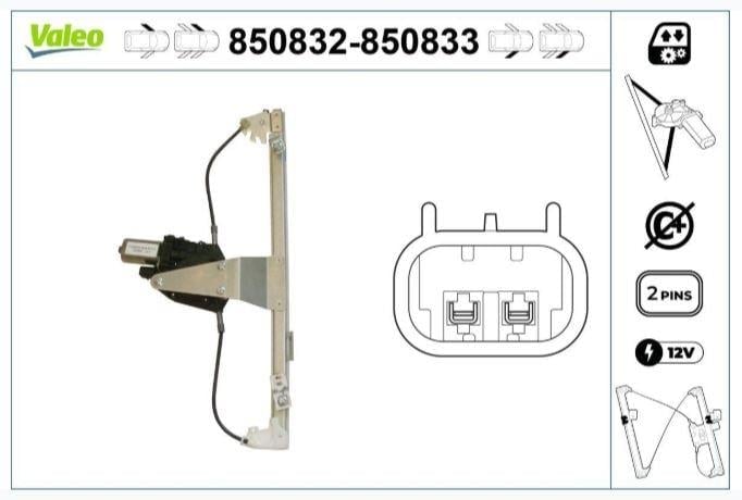 CAM KRİKOSU ÖN SOL FIAT DOBLO