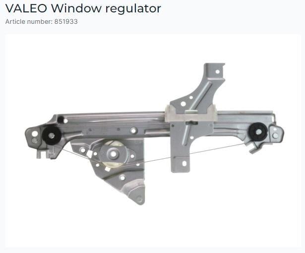 CAM MEKANİZMASI (ARKA) (SAĞ) PEUGEOT 508