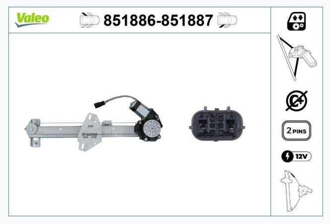 CAM MEKANİZMASI ARKA SOL HONDA CR-V 07>11