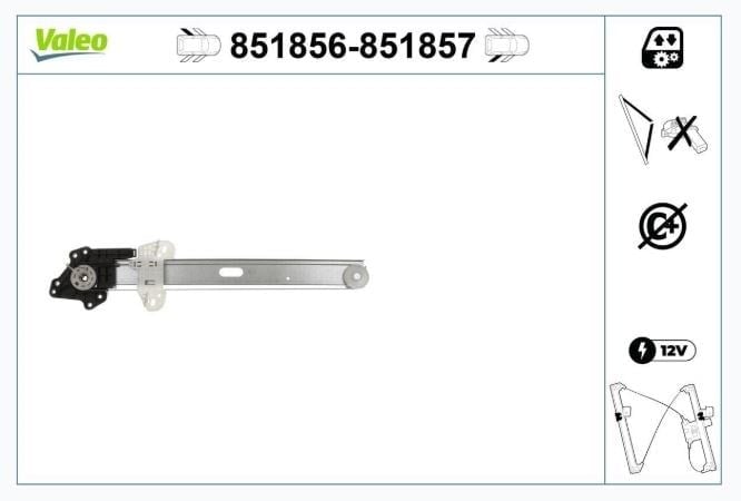 CAM MEKANİZMASI ARKA SOL HONDA CR-V 12>16