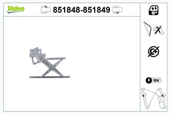 CAM MEKANİZMASI ÖN SOL TOYOTA PRIUS 03>15