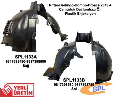 ÇAMURLUK DAVLUMBAZI ÖN SOL RİFTER BERLİNGO COMBO P ROACE 2019->