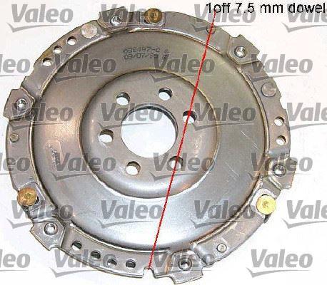 DEBRİYAJ SETI BASKI + BALATA SEAT VOLKSWAGEN 611>6609 LUK 00200>9