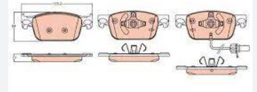 DISK BALATA AUDI A4 ON 2016 GDB2127