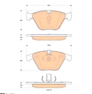 DISK BALATA BMW 5,25D 5,30D 04/2010 -- ON GDB1854