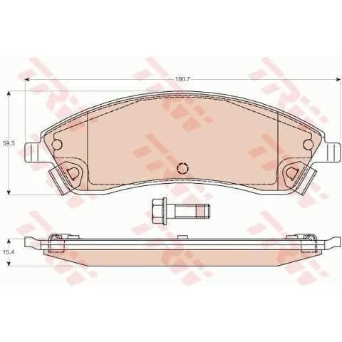DİSK BALATA CADILLAC SRX ÖN 2008