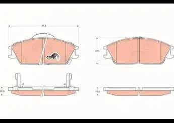 DISK BALATA HYUNDAI-GETZ13,15/ACCENT13,15ON GDB3331