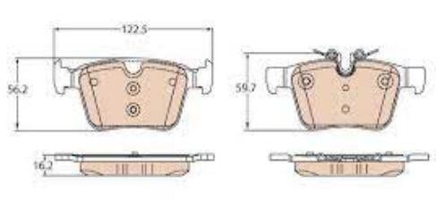 DISK BALATA LAND ROVER DISCOVERY ARKA 2014 GDB2110