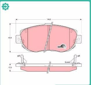 DISK BALATA LEXUS-SC430,IS200,300 ON GDB3235