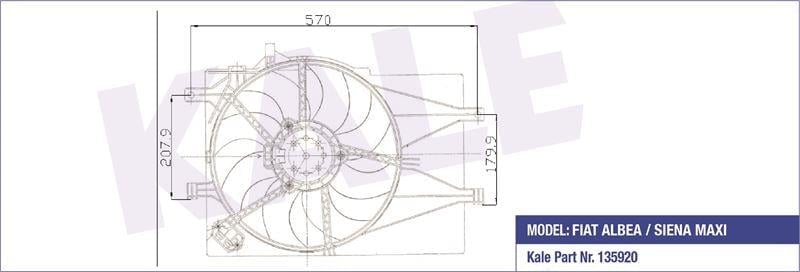 FAN MOTORU PALİO / ALBEA / SİENA MAXİ 1.2 (AC) DAVLUMBAZLI