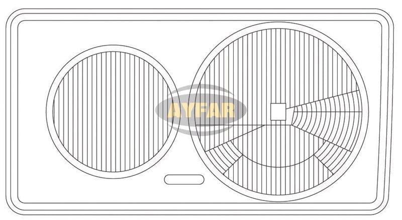 FAR CAMI SAĞ MERCEDES 200-300 W 123 1976-1979