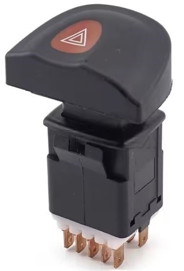 FLASOR ANAHTARI 9 PIN KIRMIZI ISIK R.MEGANE I 1996-03