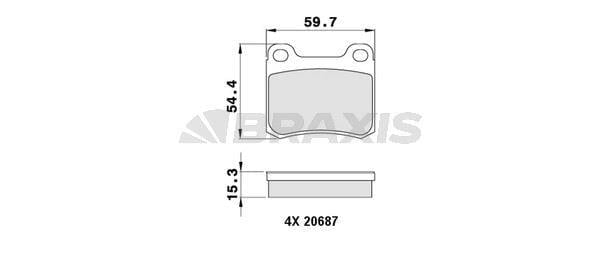 FREN BALATASI ARKA 190 W201 88>93 W202 94>00 C124 87>93 W124 93>95 C124 93>97