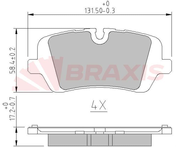 FREN BALATASI ARKA RANGE ROVER 13> RANGE ROVER SPORT 14>