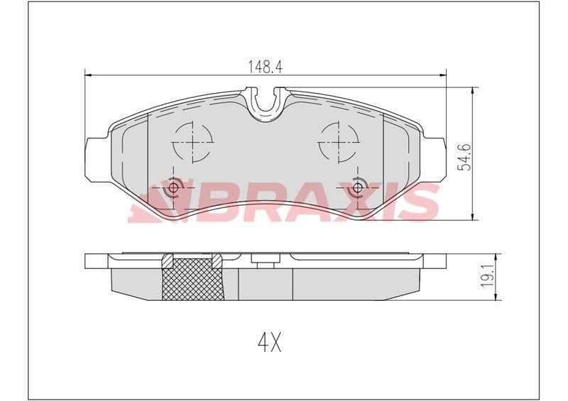 FREN BALATASI ARKA SPRINTER 907 910 211 214 311 314 316 319 414 416 419CDI 18>