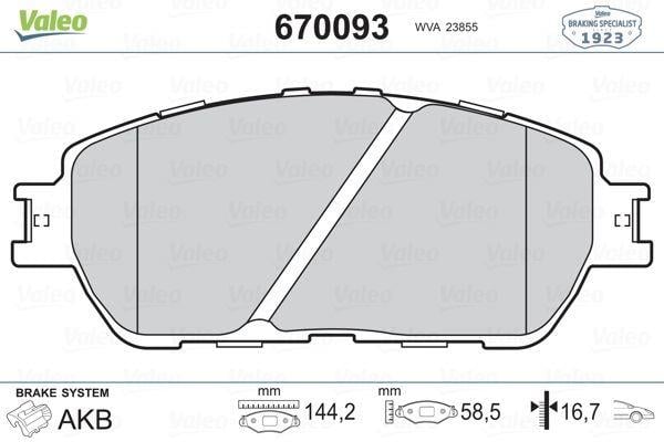 FREN BALATASI ÖN CAMRY 2.0 2.4 3.0 01>06 LEXUS ES 300 3.0 01>06