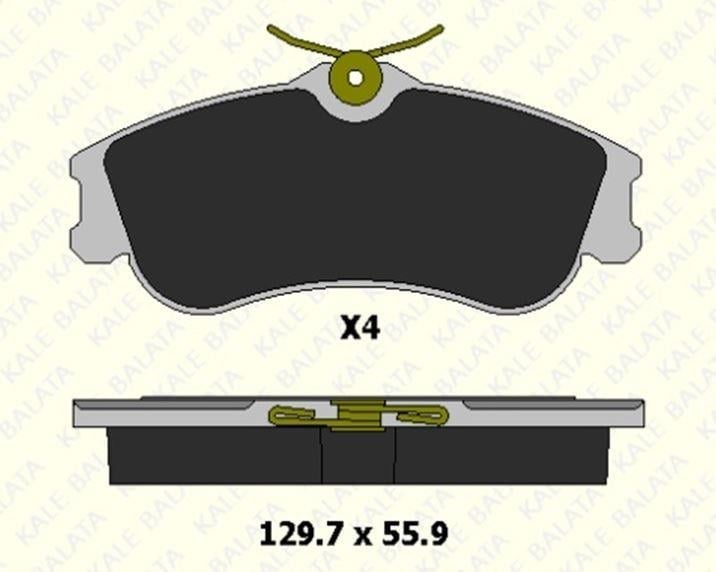 FREN BALATASI ÖN CITROEN XSARA BERLİNGO PICASSO 23346 193 24 ANS KD13