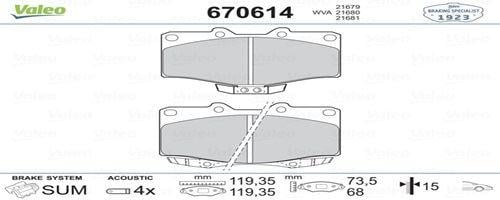 FREN BALATASI ÖN HILUX 1.8 2.2 2.4 2.4D 2.5D 08>88-08-05 LAND CRUISER 2.4 2.4D 3.0D 3.5D-4.2D 11>84-08-01 LAND CRUISER 300 3.4-3.0D 04>96-08-02 LAND CRUISER 400 4.2D 04>96-08-01 LAND CRUISER 450 4.5 08>92-01-98 LAND CRUISER 70 4.2D 04>96-08-01 LAND CRUISE