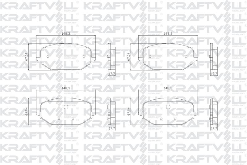 FREN BALATASI ON (PREMIUM) CITROEN BERLINGO III - C5 III X / DS DS 4 II- DS 7 / FIAT DOBLO 23>/ OPEL
