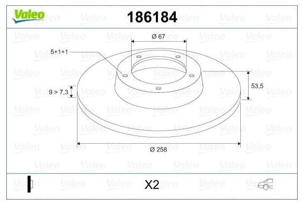 FREN DİSKİ ARKA TAKIM MB W201 TÜM MODELLER 89-92,