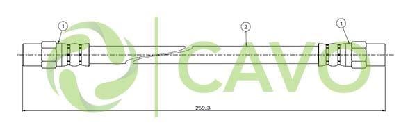 FREN HORTUMU ARKA PEUGEOT 206 1.1 . 1.4. 1.6 . DİE SEL 98-.