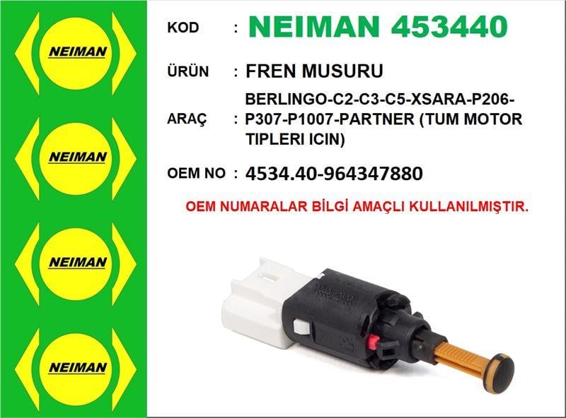 FREN MUSURU BERLINGO-C2-C3-C5-XSARA-P206-P307-P1007-PARTNER (TUM MOTOR TIPLERI ICIN)