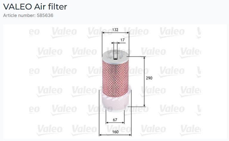 HAVA FİLTRESİ MITSUBISHI L 300 2.5 D, GALLOPER 2.5