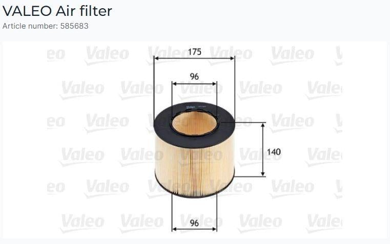 HAVA FİLTRESİ SAAB 9-5 2.0 T, 2.3 T