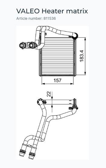 KALORİFER RADYATÖRÜ VOLKSWAGEN GOLF VI, JETTA