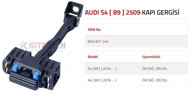KAPI GERGİSİ A4  S4 ÖN 2016-