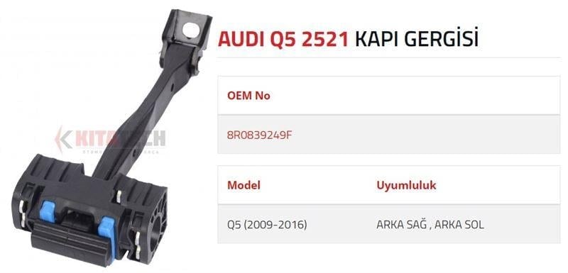 KAPI GERGİSİ Q5 ARKA 2009-2016
