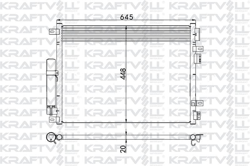 KLIMA RADYATORU  300 C / TOURING 2.7 / 3.5 / 5.7 / AWD 04 12