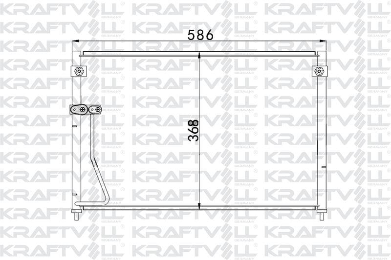 KLIMA RADYATORU  626 V 570×358×18