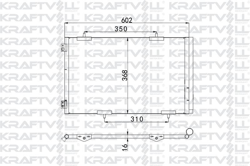 KLIMA RADYATORU 301 C-ELYSEE 1.2 VTI 1.6VTI 1.6HDI EURO5