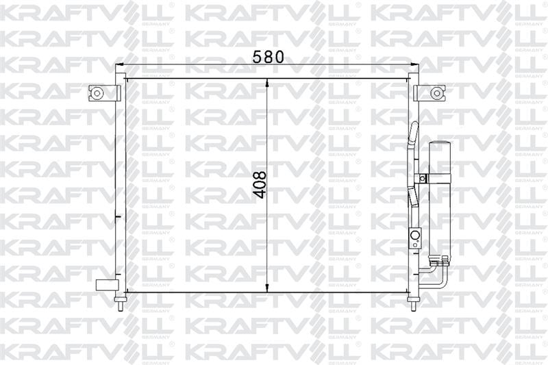KLIMA RADYATORU AVEO KALOS T200 T250 (560×457.5×18)