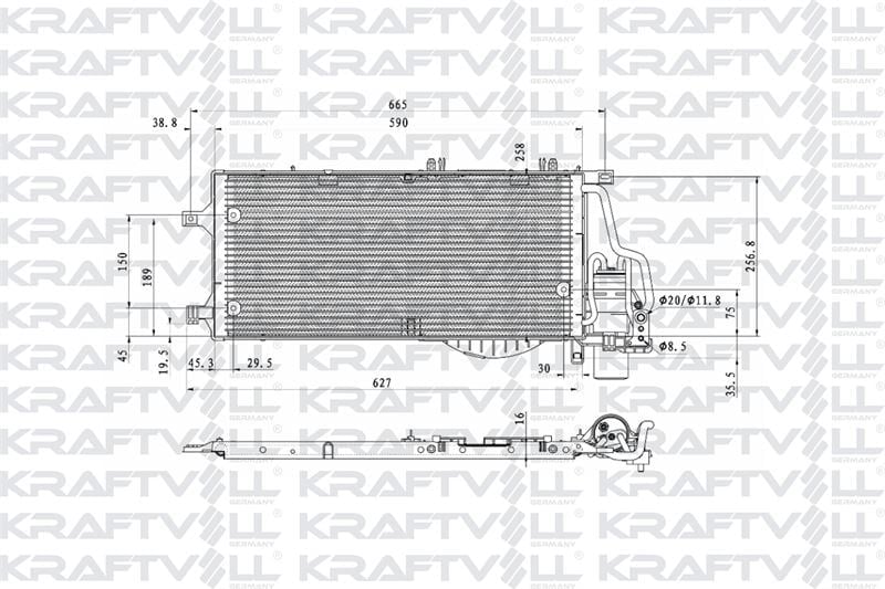KLIMA RADYATORU CORSA C TIGRA B COMBO C Y13DT Z13DT Z13DTJ Z13DTH Z17DTH