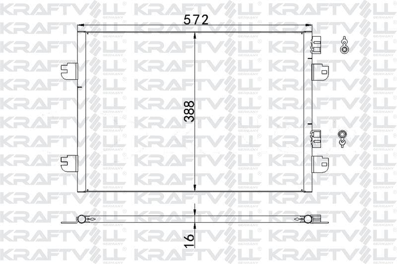 KLIMA RADYATORU DACIA DUSTER LOGAN SANDERO RENAULT MEGANE I SCENIC I 1.4 1.5 dCI 1.6 1.9 dTi