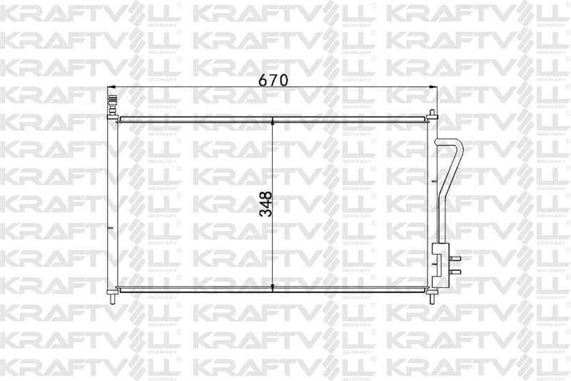 KLIMA RADYATORU FOCUS II 1.4 16V / / 1.8TDCI / 1.6 ZETEC S 16V (98 04)